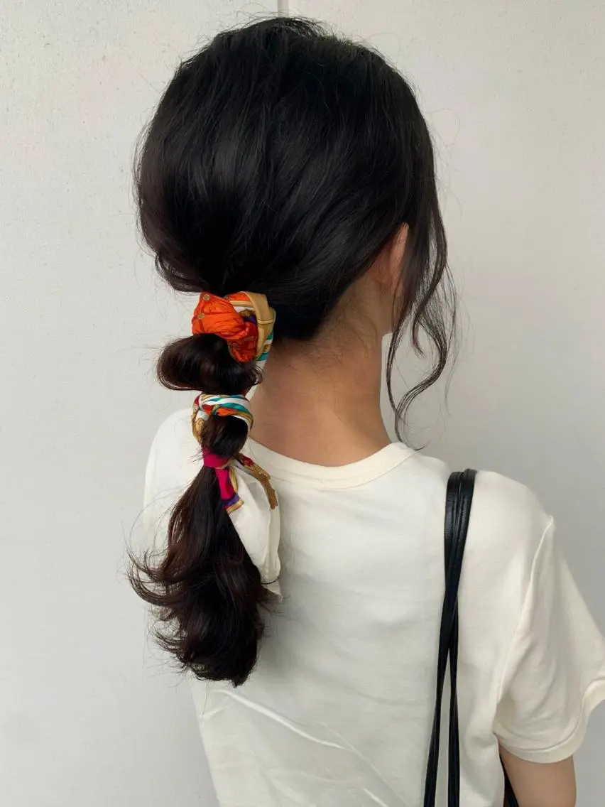 ロング 浴衣 藤本 夢@yummekunのヘアスタイル