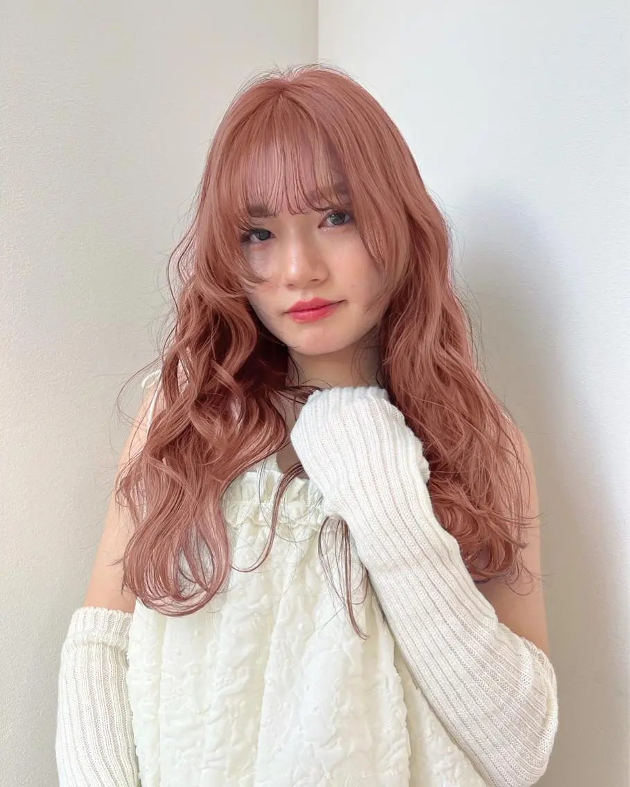 ロング ナナ♡レイヤーカット ♡似合わせカラーのヘアスタイル