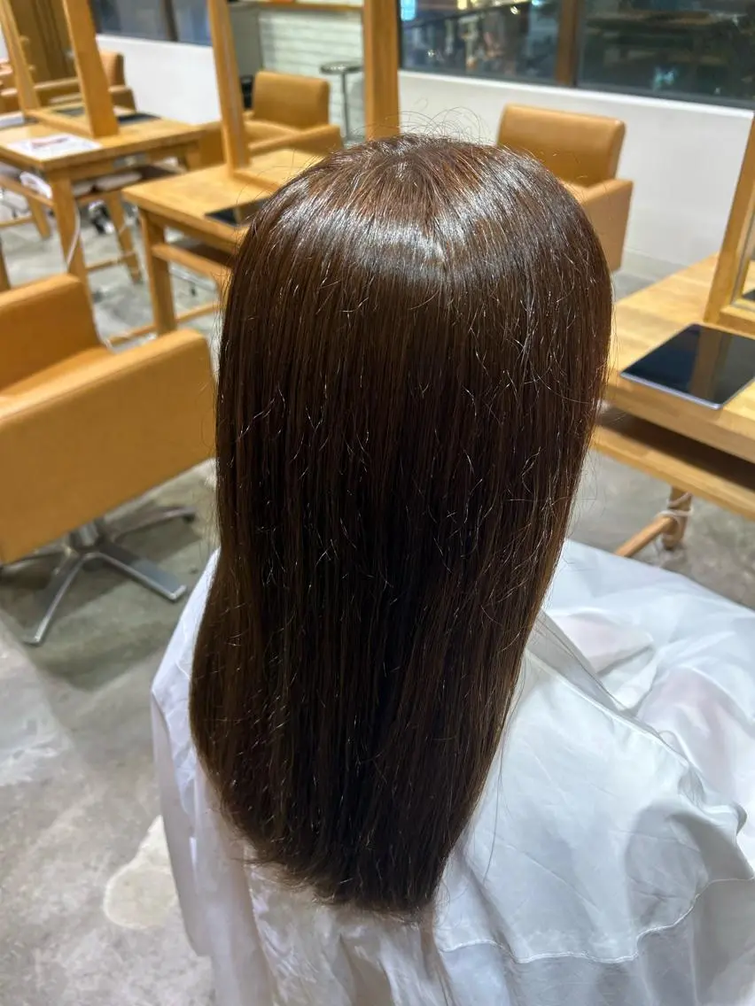ロング カラー アッシュ 17日カットモデル 募集中🪄🫧まどかのヘアスタイル