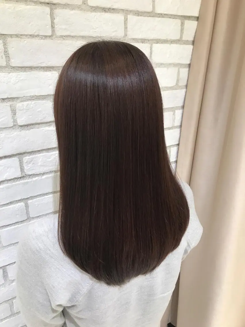 ロング 髪質改善 トリートメント 米良 志織のヘアスタイル