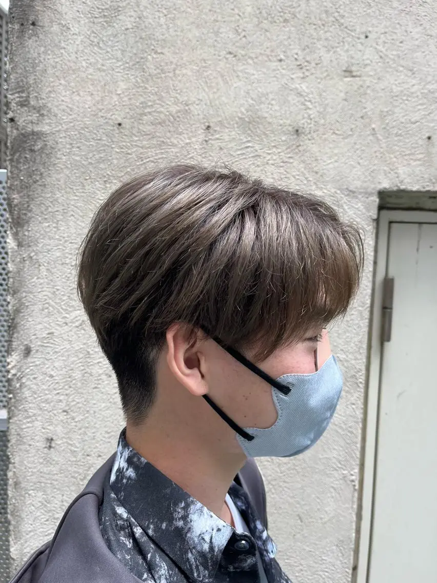 ショート カラー メンズ カット ヘアカラー ヘアセット 🏆メンズヘア特化 🥇代表りんぺーのヘアスタイル