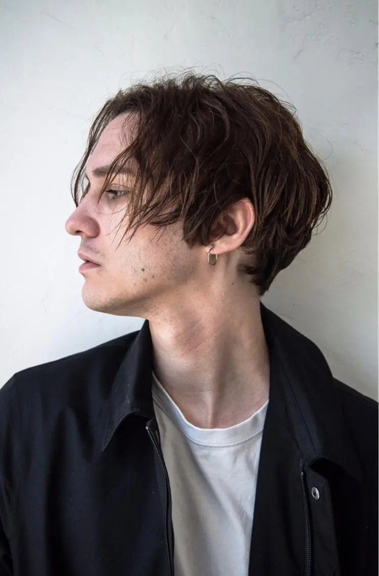 ショート メンズ カット パーマ 千葉 慎也のヘアスタイル
