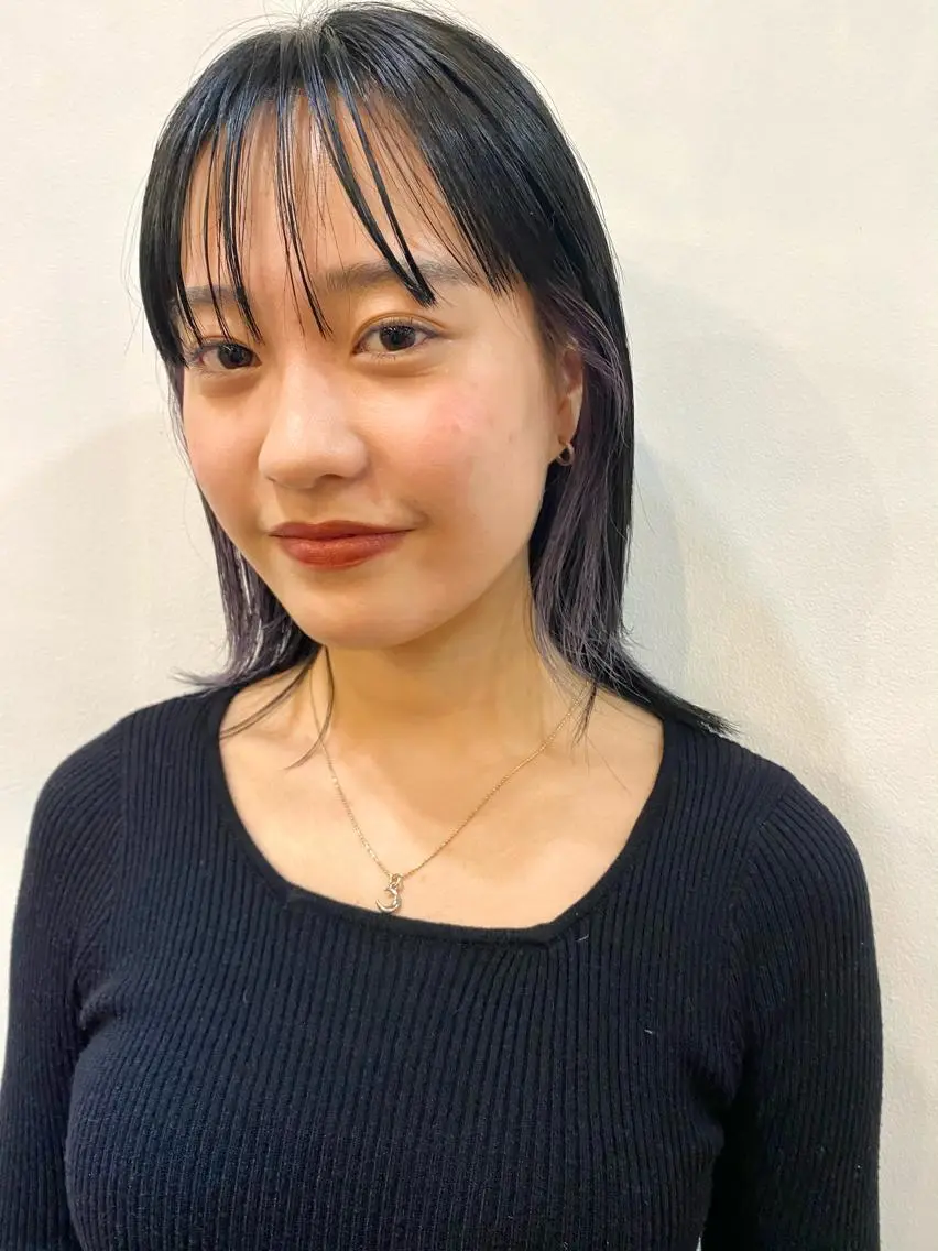 ロング カラー サトウ ナナのヘアスタイル