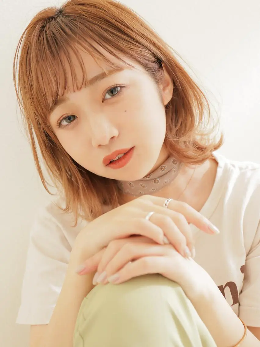 ミディアム 髪質改善&透明感 ⭐️高本裕基のヘアスタイル