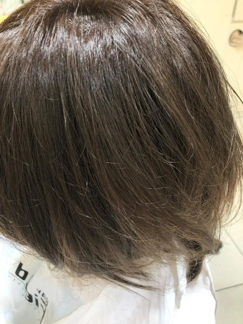 ショート 外国人風カラー ハイライト 福元 保雄のヘアスタイル
