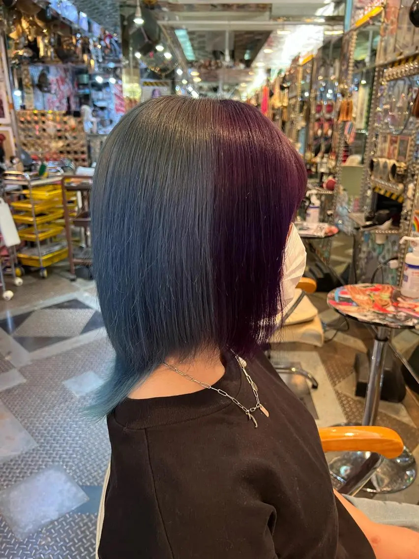 ミディアム カラー カット ヘアカラー KOYA コヤのヘアスタイル