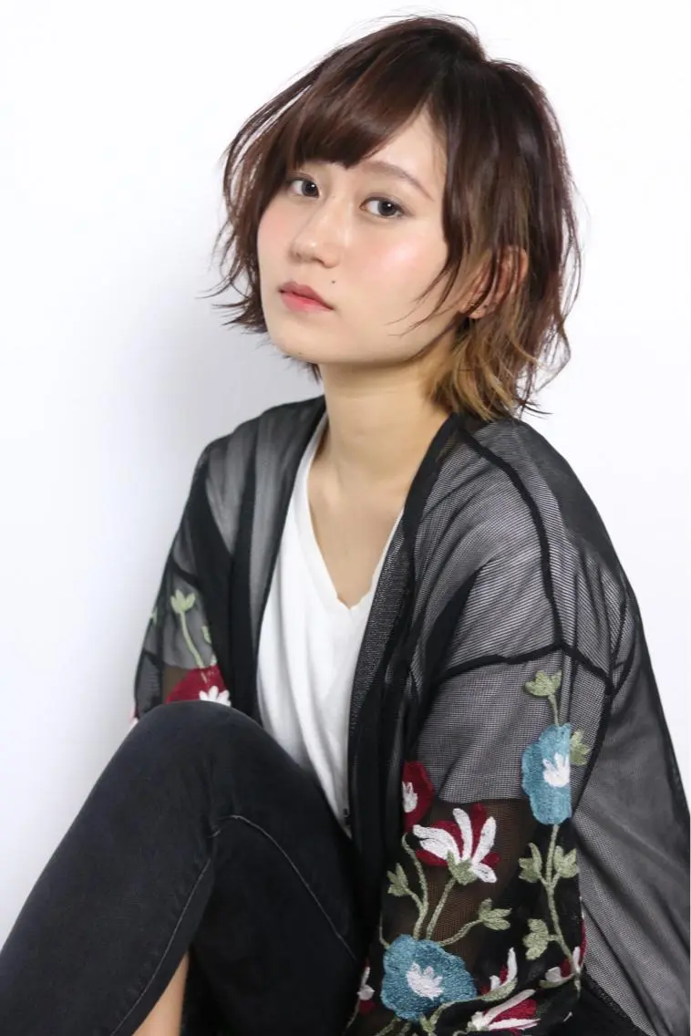ショート カラー インナーカラー カット ヘアカラー トリートメント 髪質改善/縮毛矯正 /青山 早希🐾のヘアスタイル