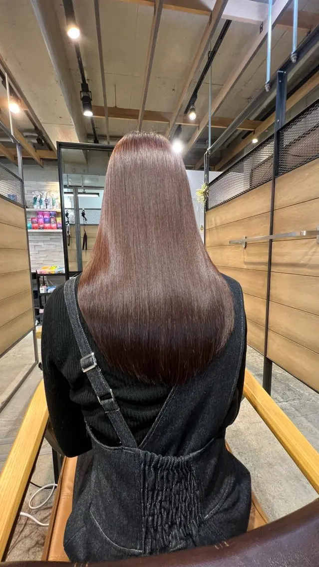 ロング カラー 髪質改善 トリートメント 当日予約OK⭕️ 佐藤太一のヘアスタイル