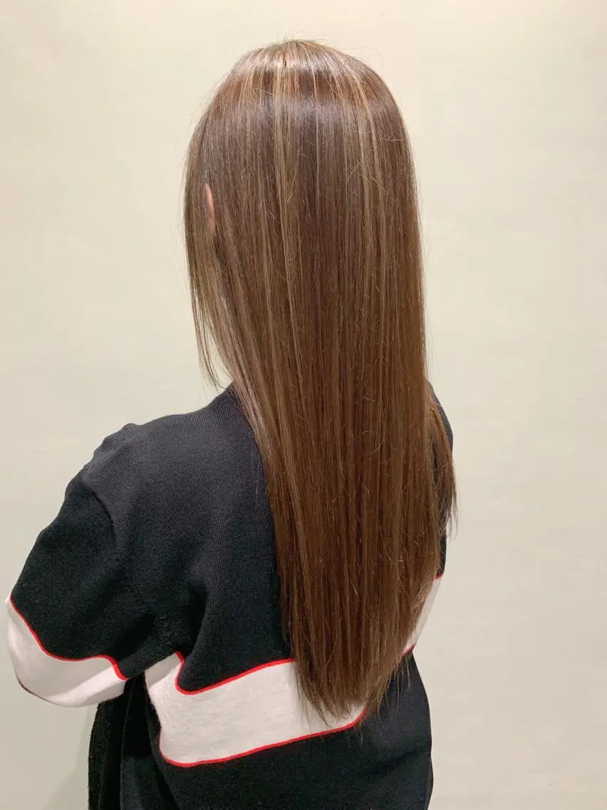 ロング 外国人風カラー ハイライト トリートメント エフ プラス F +PULS🌿のマツエク・マツパデザイン