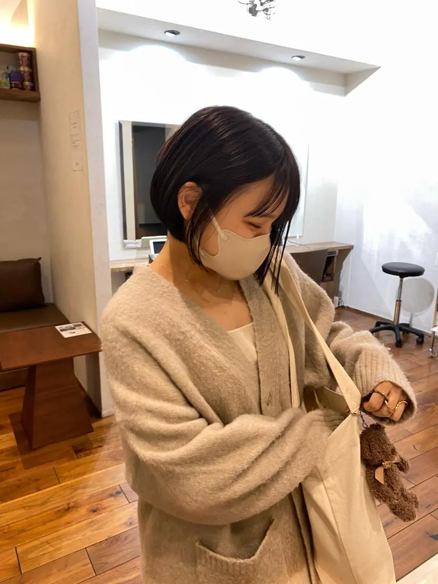 ショート カット トリートメント 🫧似合わせショート イシダ🫧のヘアスタイル