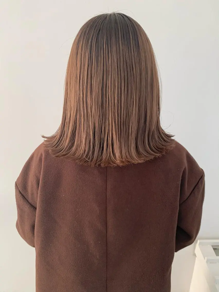 ミディアム ボブ マンツーマン×半個室 まちだきょうすけのヘアスタイル
