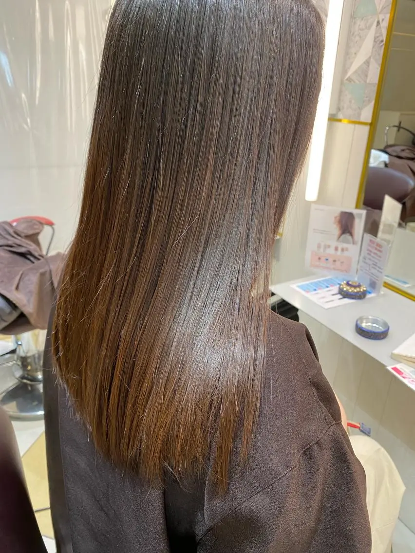 ロング 髪質改善 トリートメント カット トリートメント ヘアセット 💜髪質改善美髪💜 星野清光のヘアスタイル