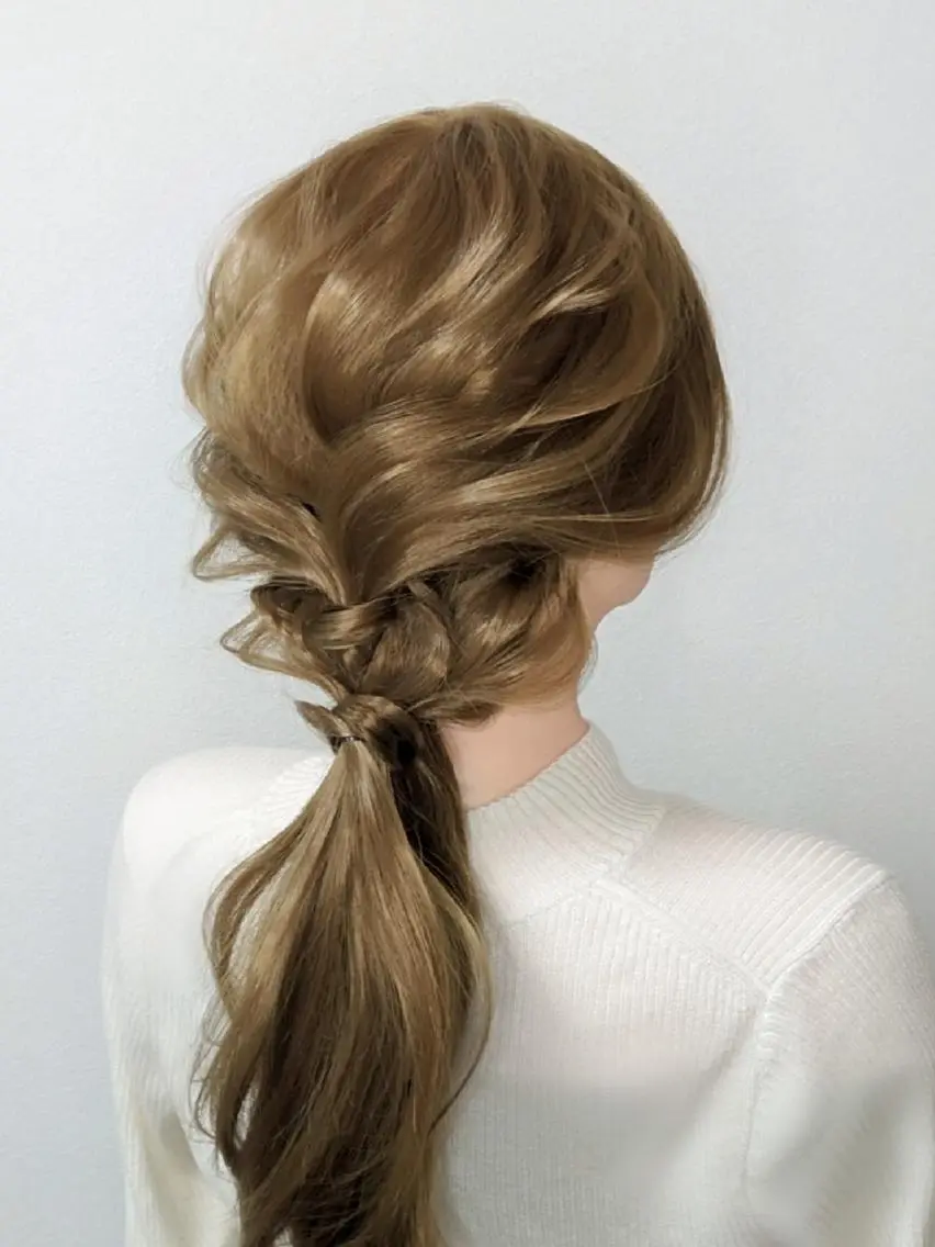 ロング ヘアアレンジ moca eye&nailのマツエク・マツパデザイン