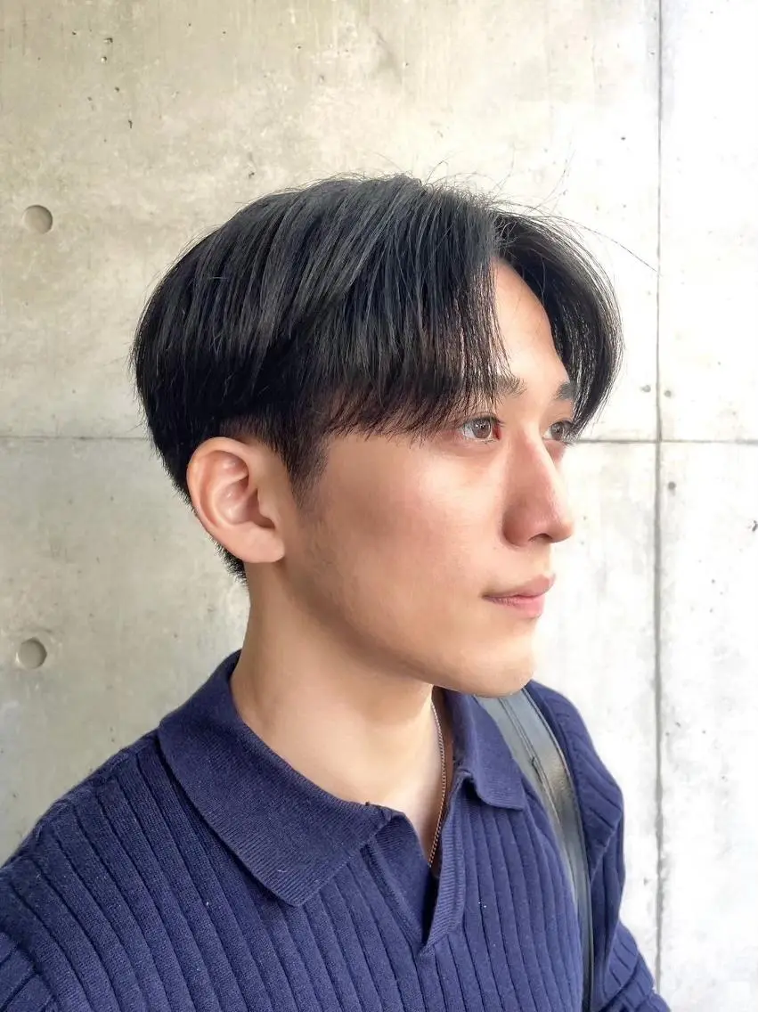 メンズ 縮毛矯正 阿部 大陽のヘアスタイル