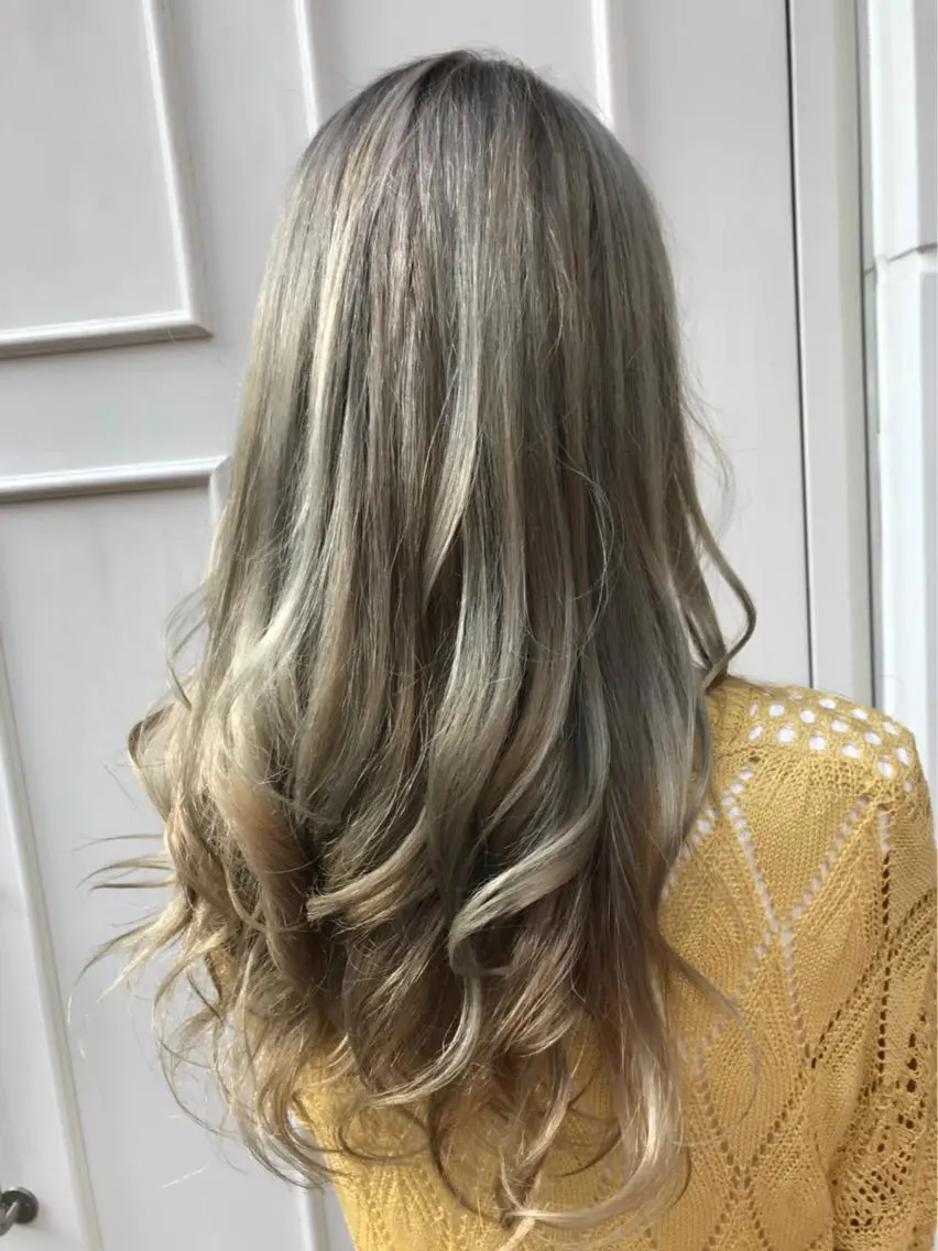 セミロング カラー ブロンド 🫟Blanco🫟 Color&Careのヘアスタイル