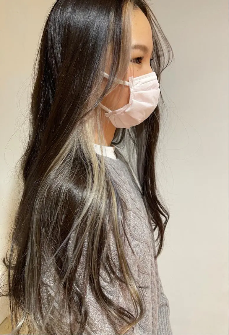 ロング カラー ベージュカラー ブリーチ ホワイトベージュ カット ヘアカラー 【似合わせカット】 松尾一気のヘアスタイル