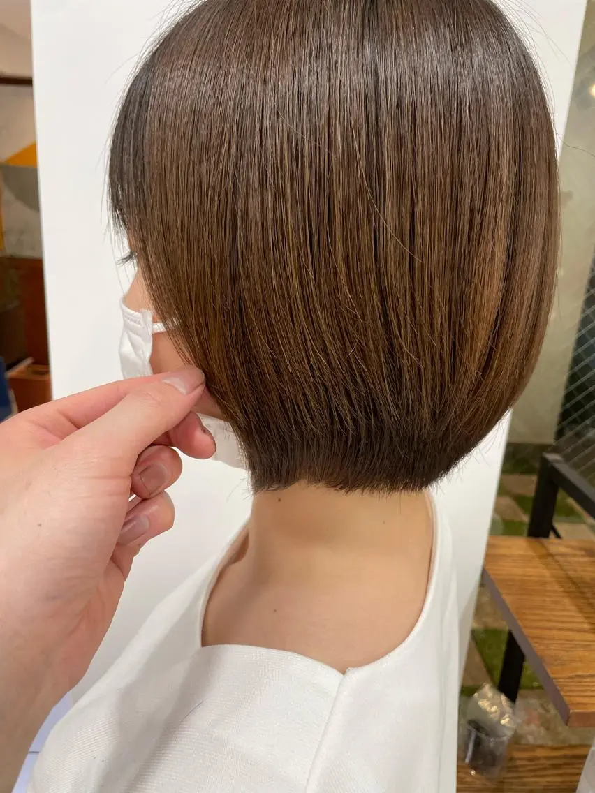 ショート ボブ 後藤 澪のヘアスタイル
