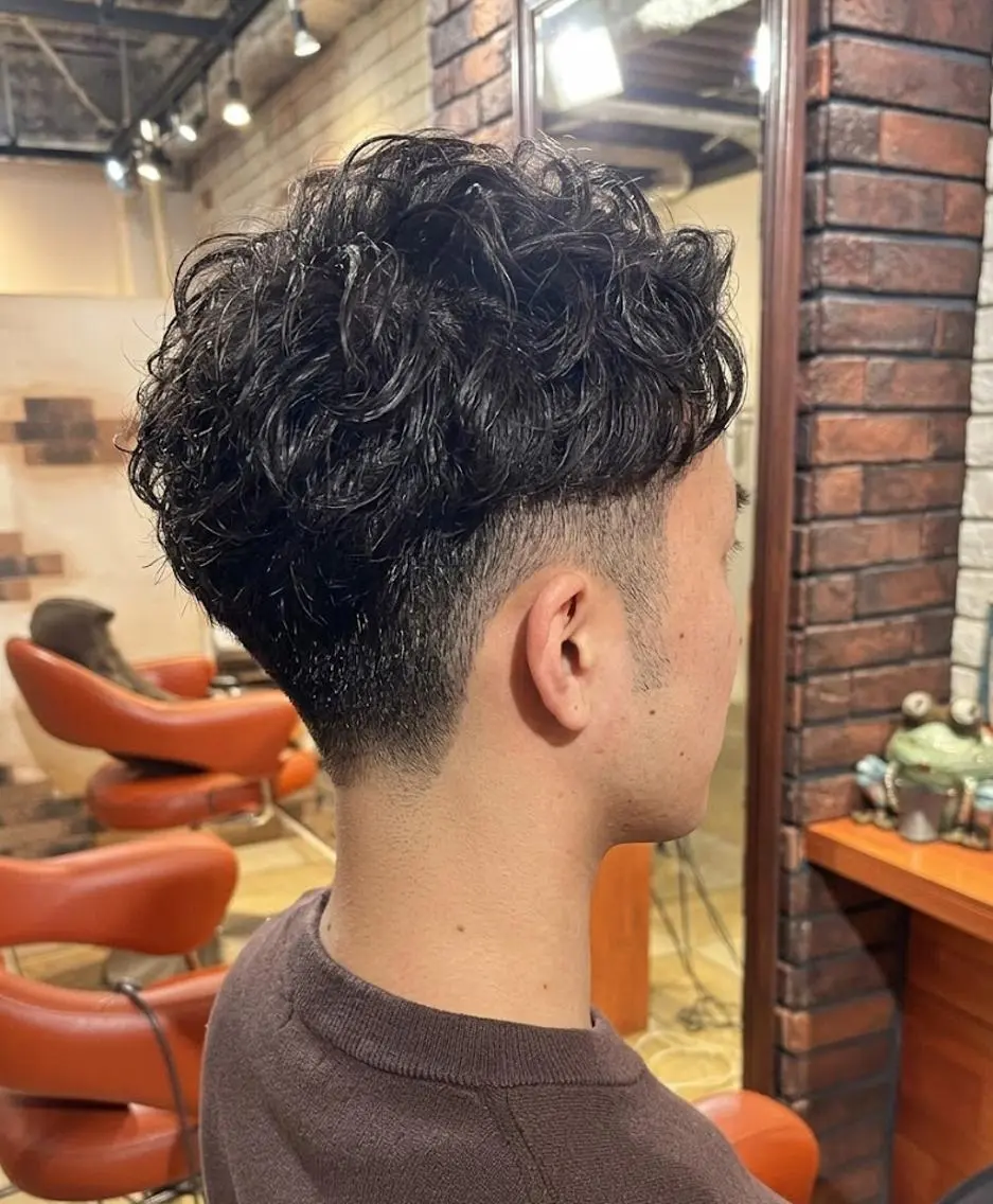パーマ ショート カット パーマ トリートメント ヘッドスパ flencia 丸 和博|カットのヘアスタイル