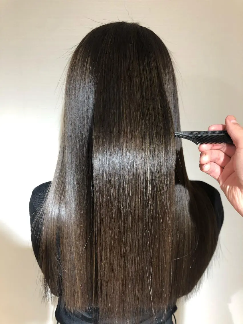 ロング カラー トリートメント ヘアセット モテ髪提案します💕 髪質改善宗一郎のヘアスタイル