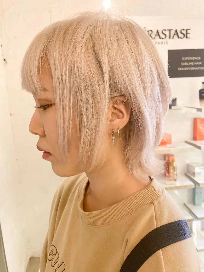 ショート カラー welring hair salonのヘアスタイル