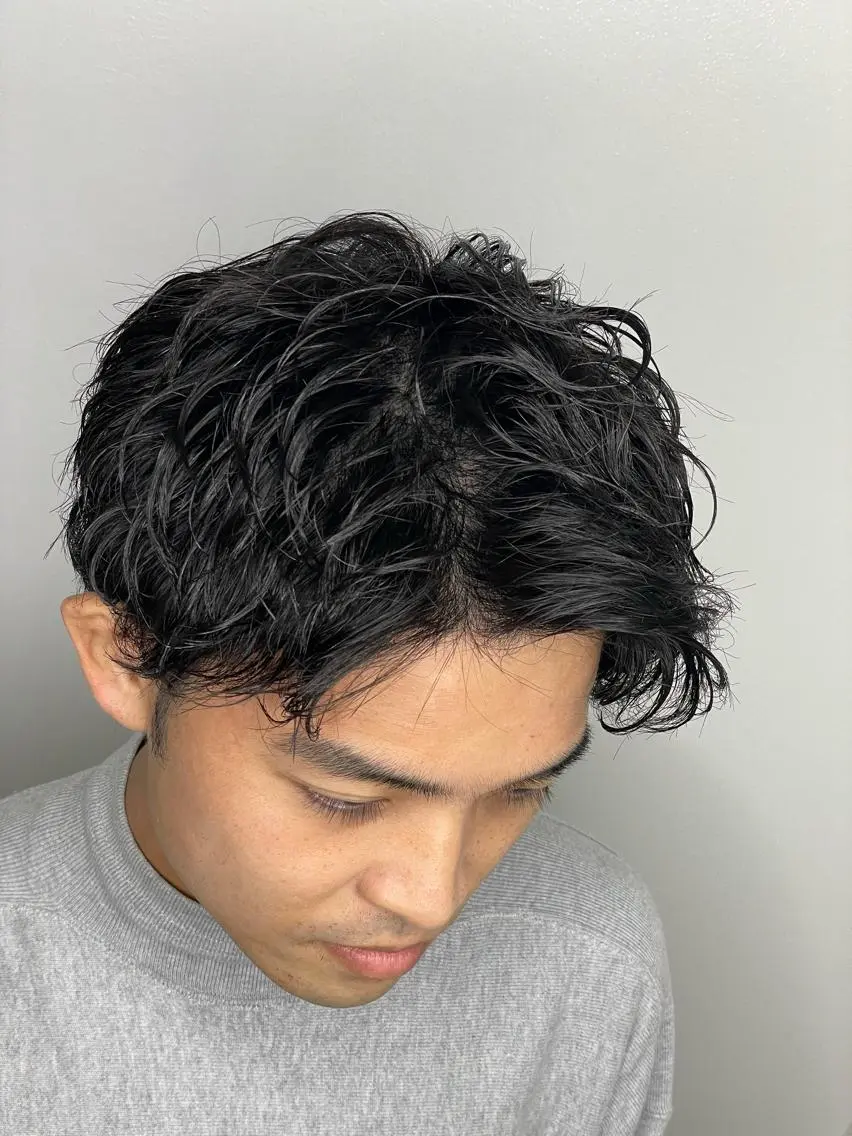 ミディアム 齋藤 大晟のヘアスタイル