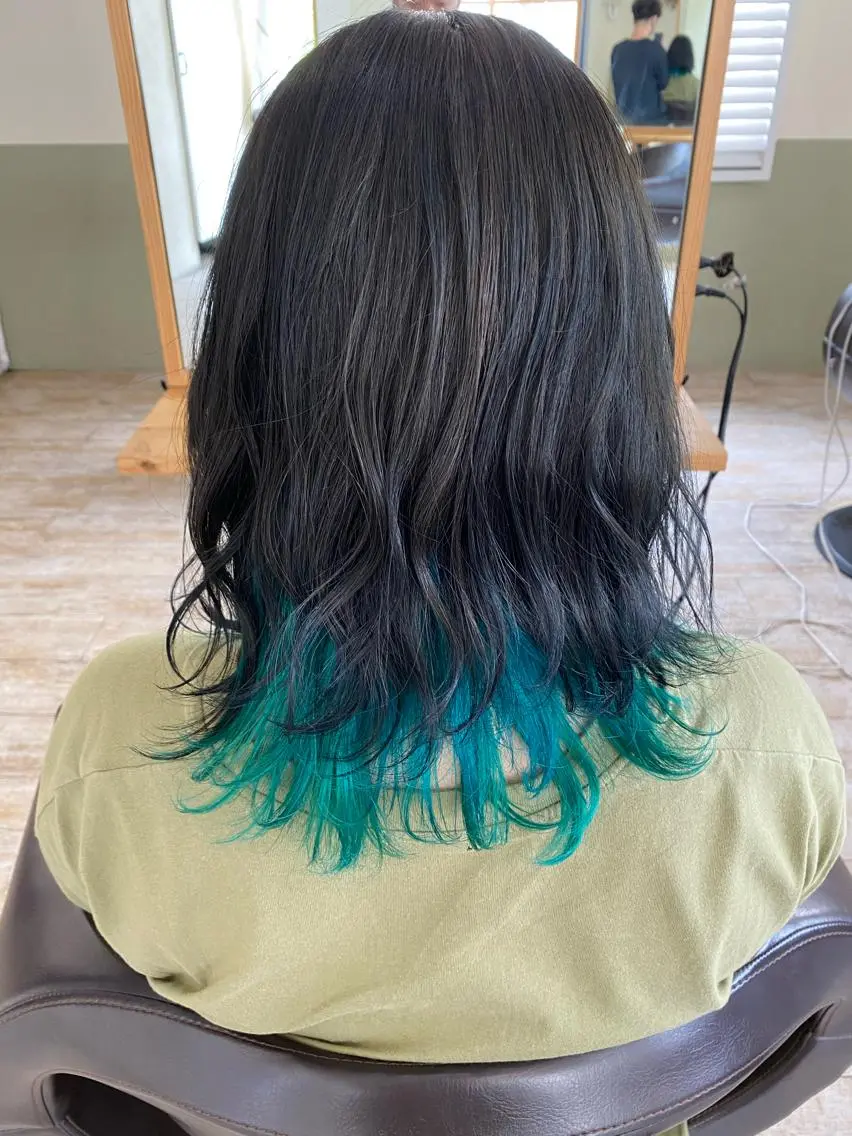 ミディアム カラー Agu hair 清尾 浩昭のヘアスタイル