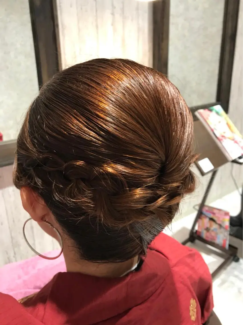 ミディアム ヘアアレンジ 🫟Blanco🫟 Color&Careのヘアスタイル