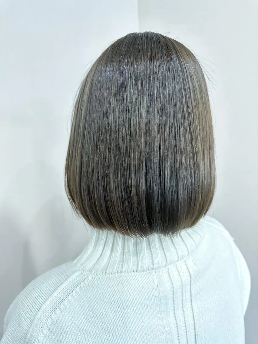 ミディアム 髪質改善 トリートメント カット 北村 雄太のヘアスタイル