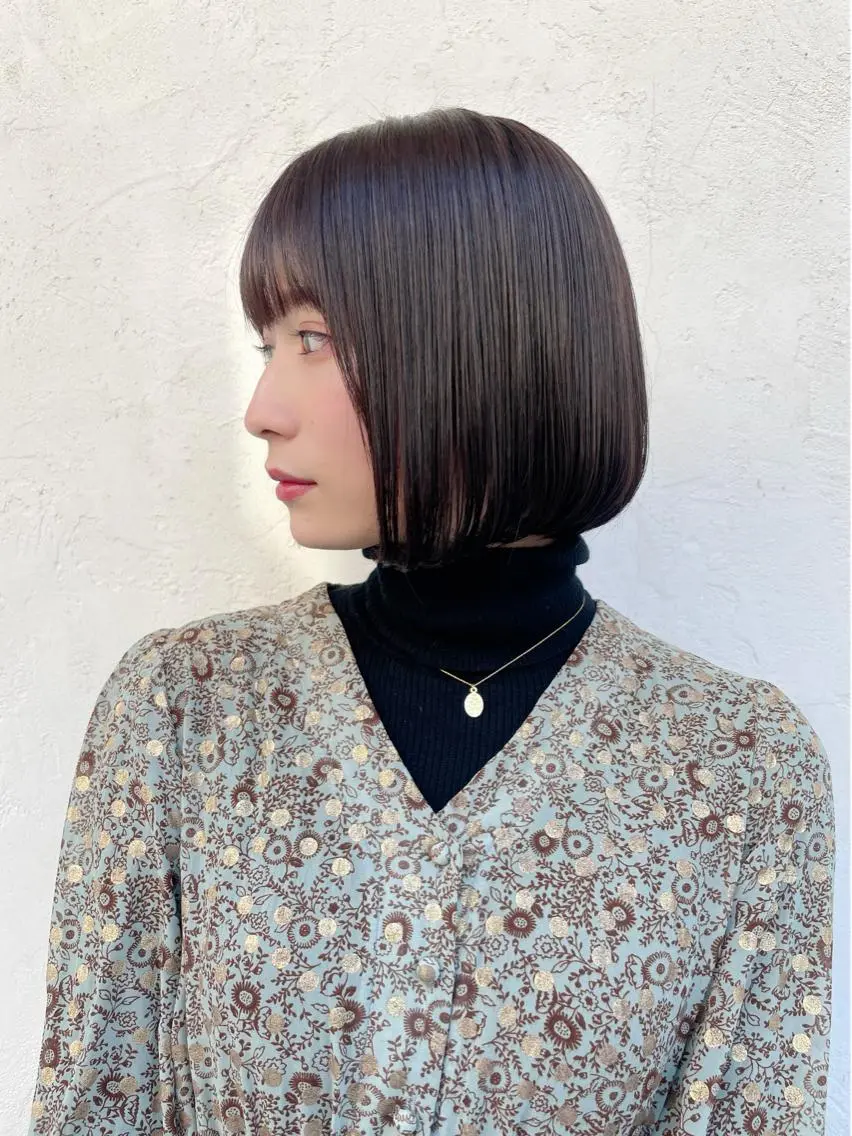 ショート カラー 顔周りカット 【オノザワリョウ】のヘアスタイル