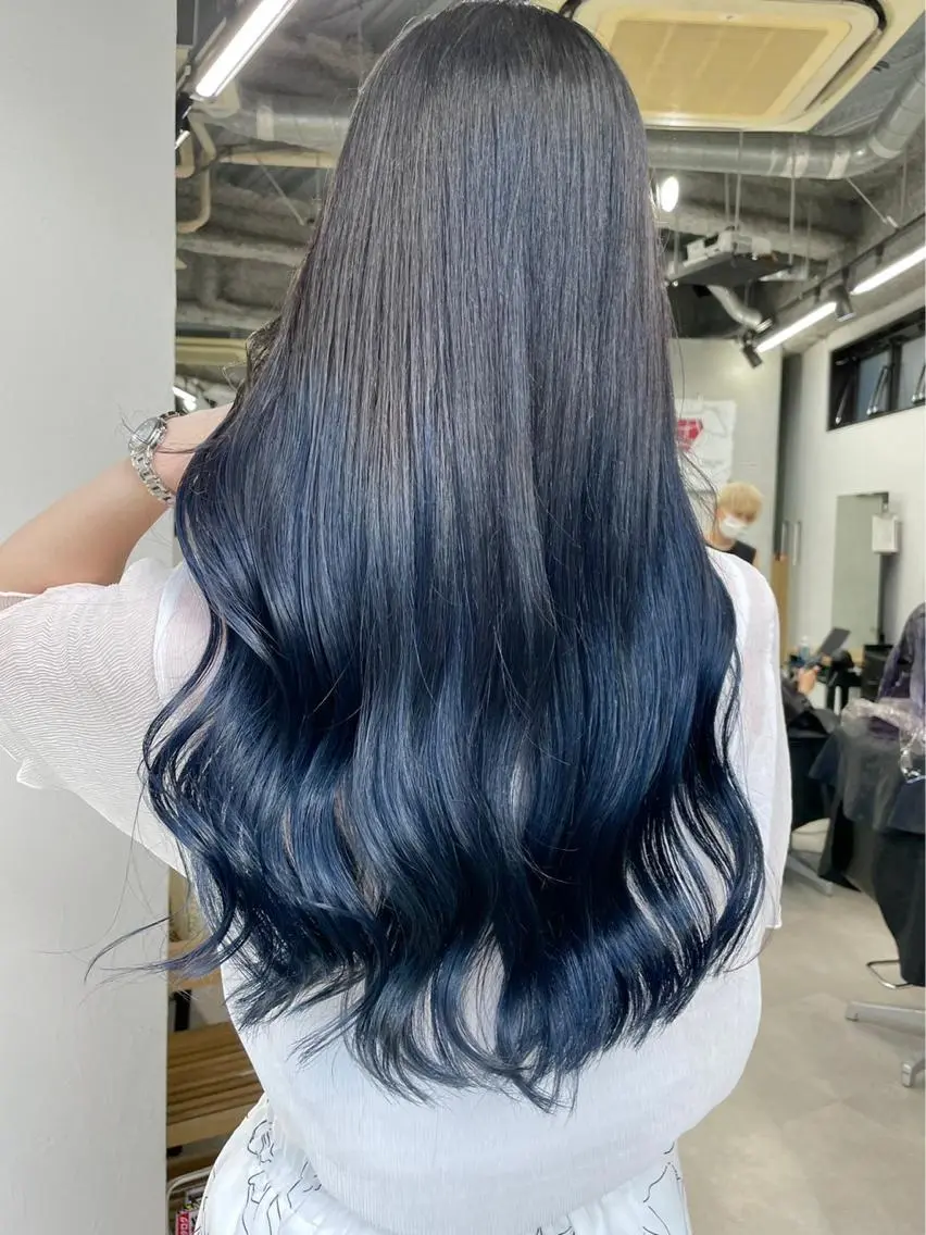 ロング カラー グラデーションカラー 🧸艶々韓国ヘア 🧁mizunaのヘアスタイル