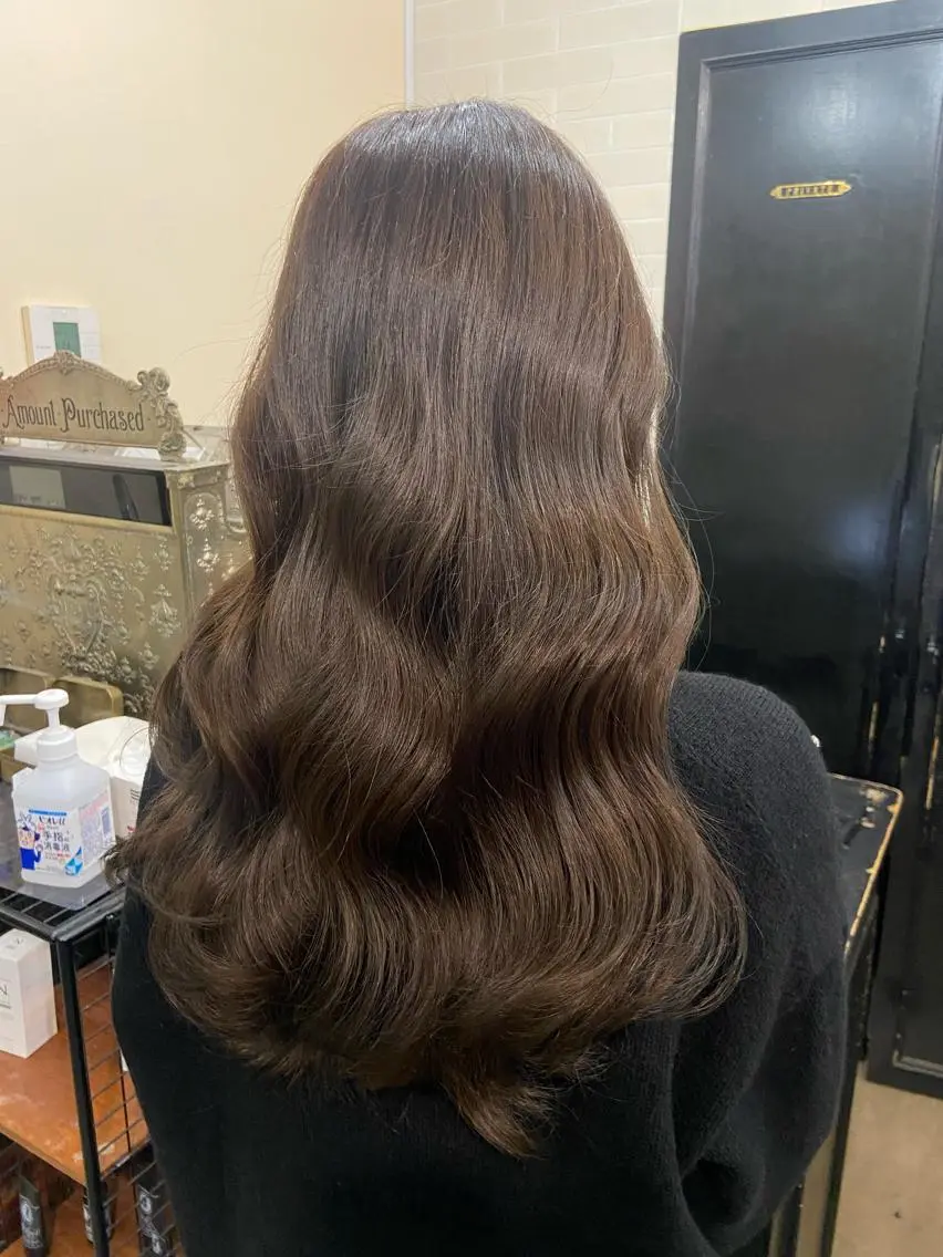 ロング カラー 地毛風艶カラー🌿 喜多夏海のヘアスタイル