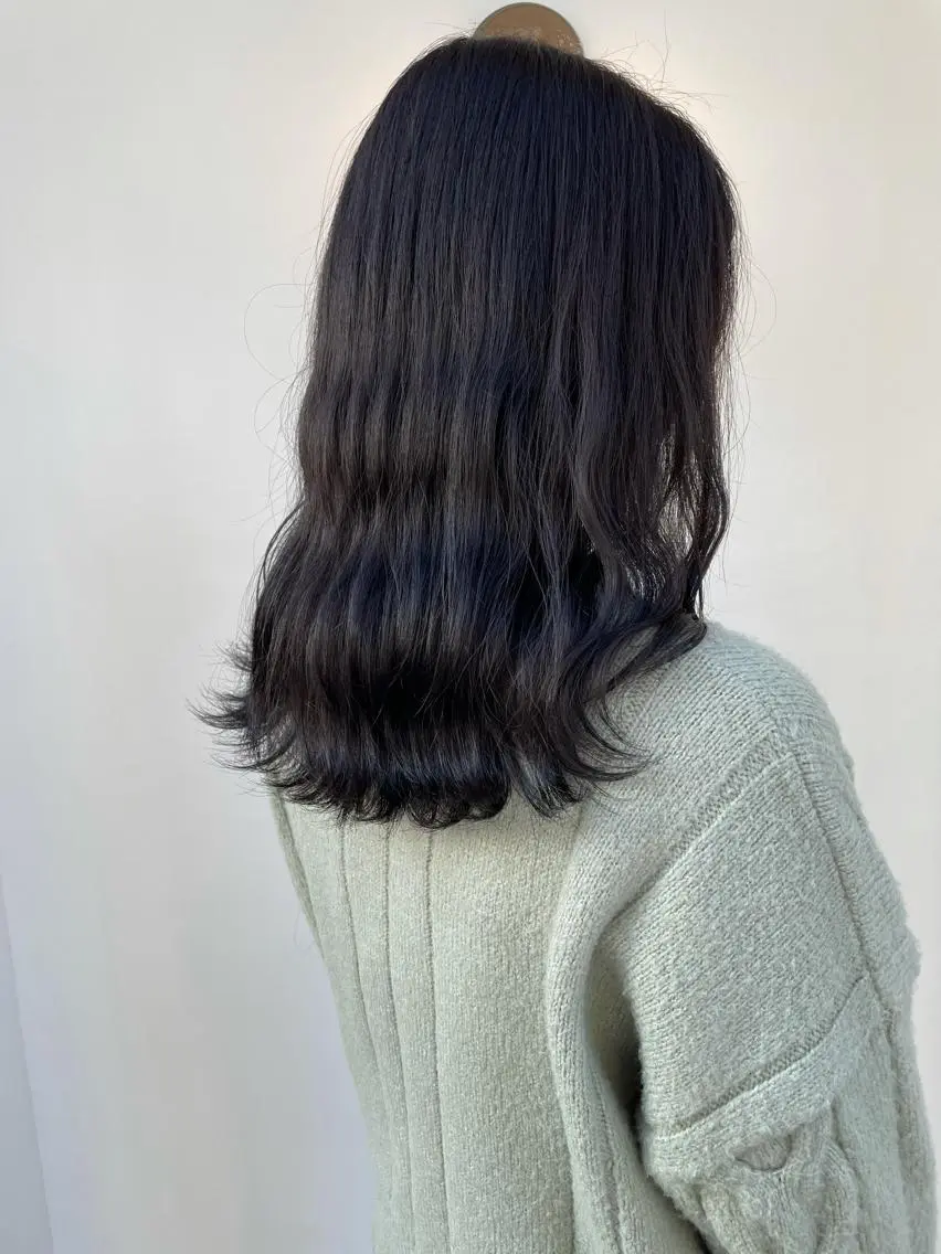 セミロング カラー 透明感カラー カット ヘアカラー トリートメント 中目黒🌼 🌼ハナのヘアスタイル