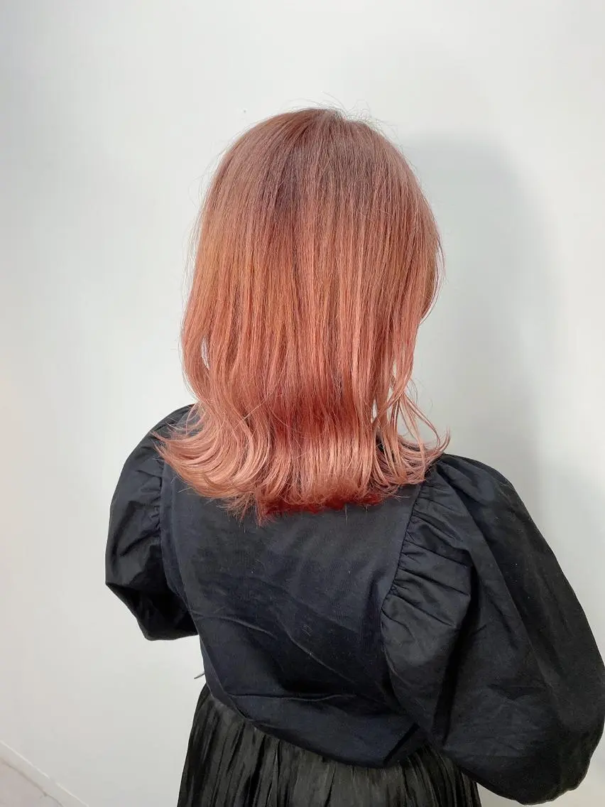ミディアム カット ヘアカラー トリートメント 透明感/ツヤ髪/ さら艶/前田祥汰のヘアスタイル