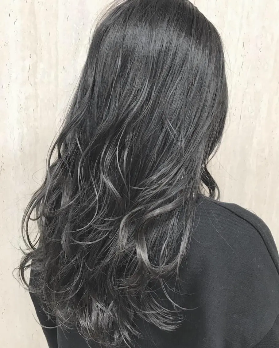 ロング カラー 店長 濱口 花菜 美髪整形のヘアスタイル