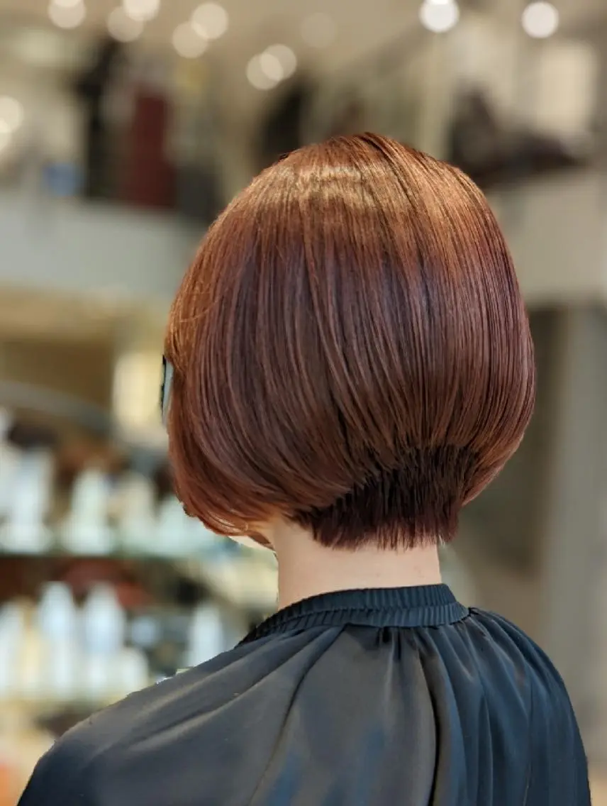 ショート ヘアカラー ヘッドスパ ヘアセット 知念 香トータル ビューティー🌷のヘアスタイル