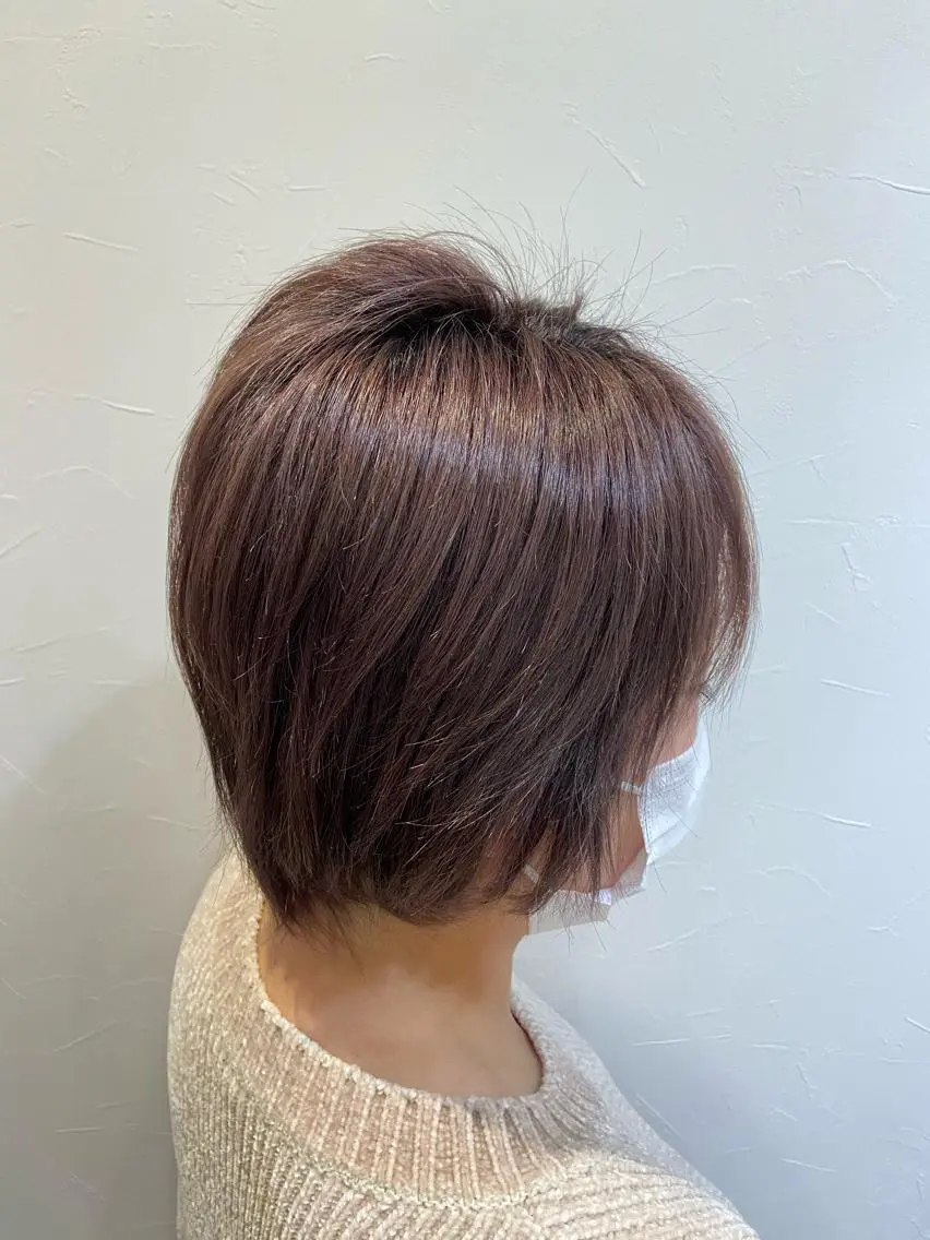 ショート カラー ブリーチ パープルカラー カット ヘアカラー Total beau ty  Noaloのエステ・リラクイメージ