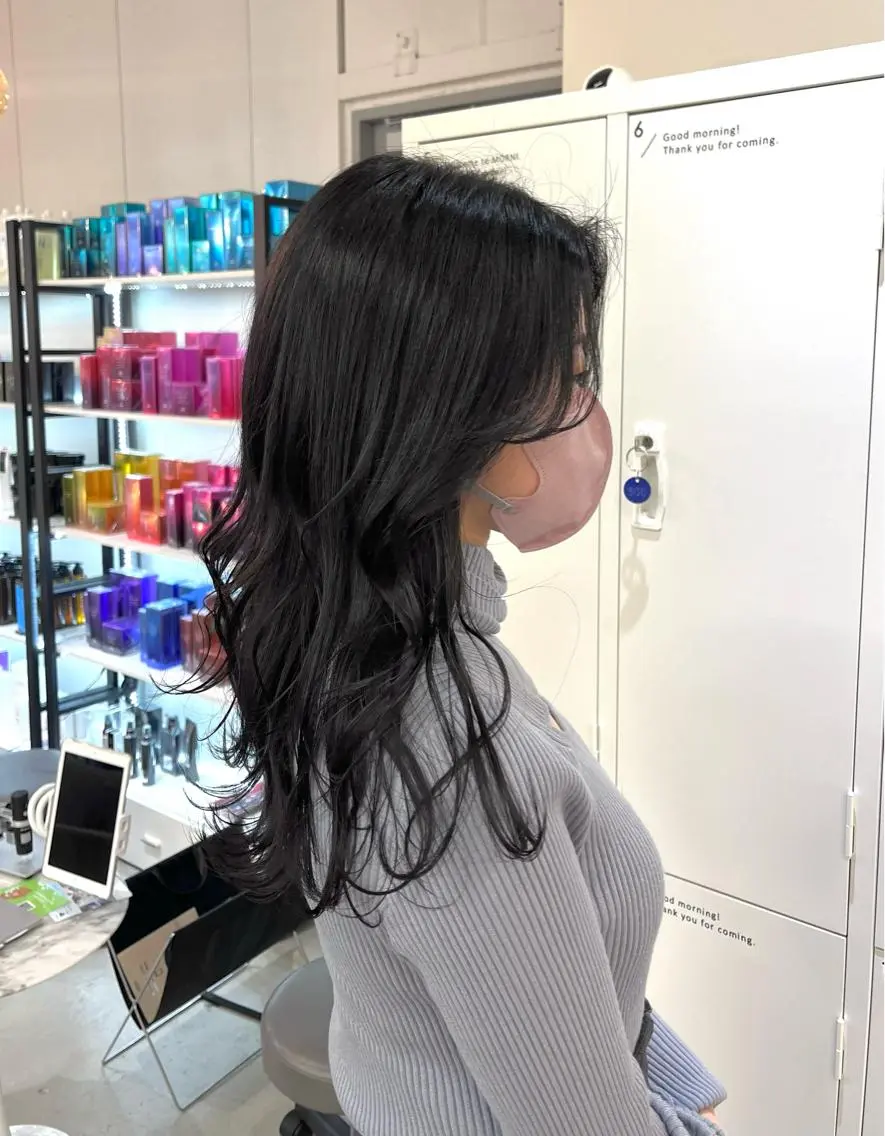 ロング 韓国風ヘア 神原 茉依🩰🪩のヘアスタイル