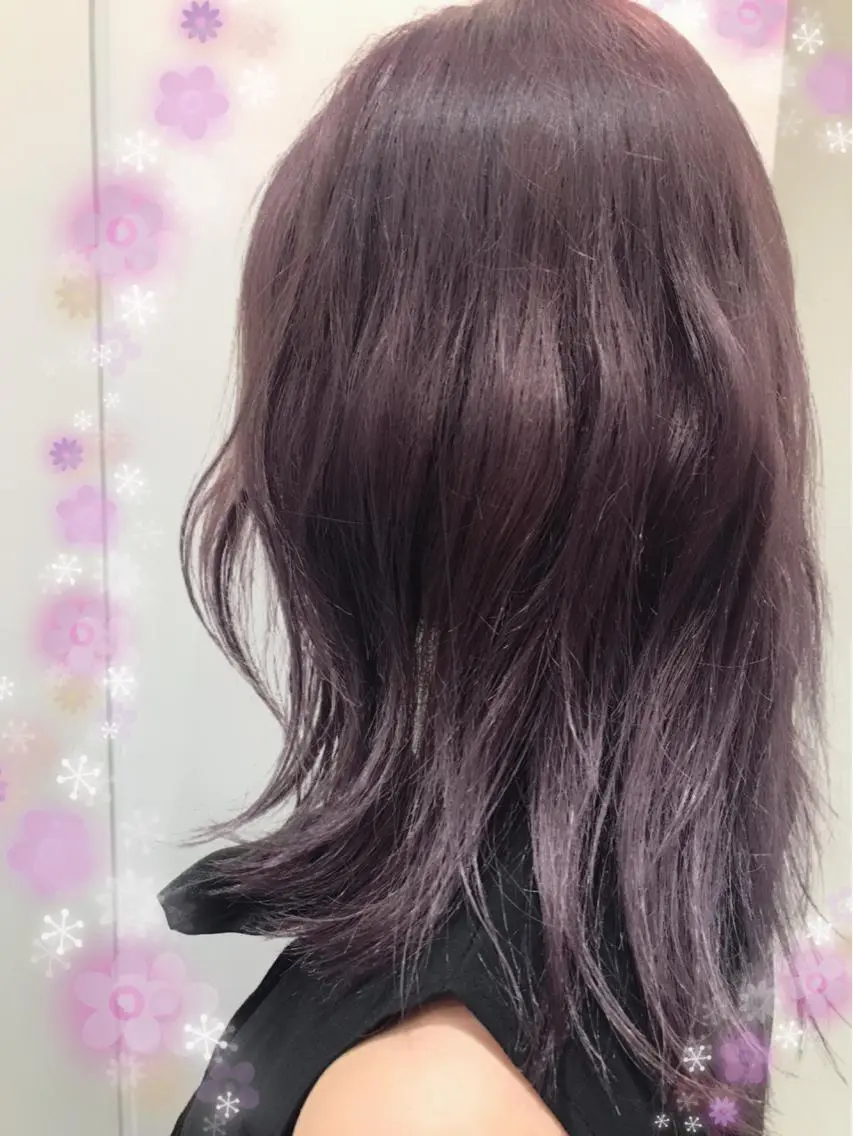 カラー バイオレットカラー 新宿駅近♡個室 ♡関口三都季🌜のヘアスタイル