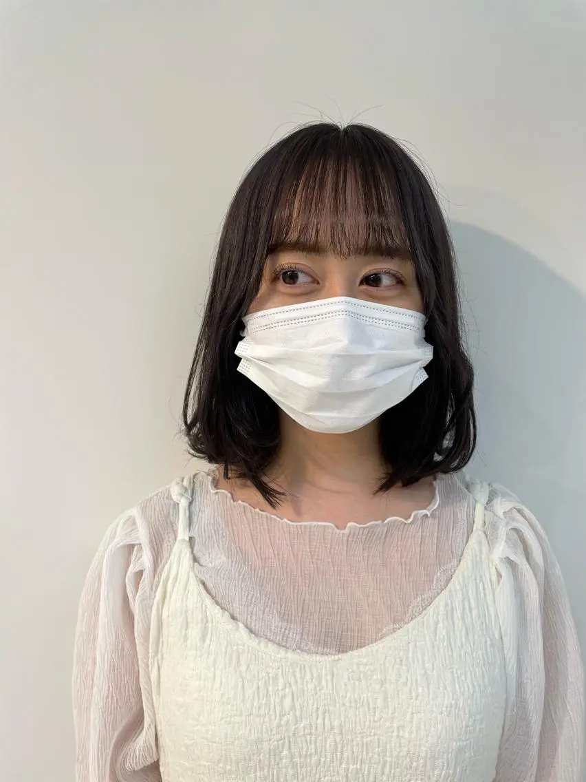 ミディアム カラー 🐬脱白髪染めカラー 清水大世🐬のヘアスタイル