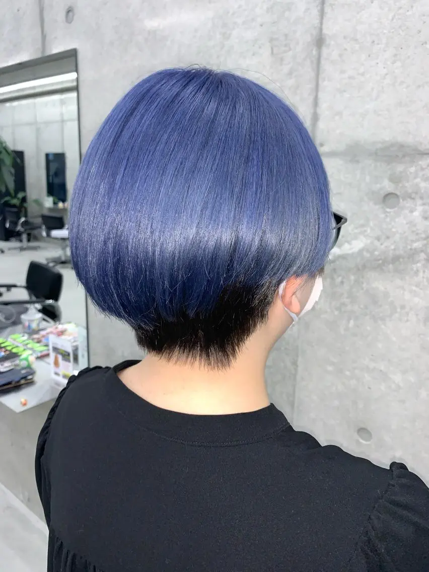 ショート カット ヘアカラー トリートメント 山田 絵里菜のヘアスタイル