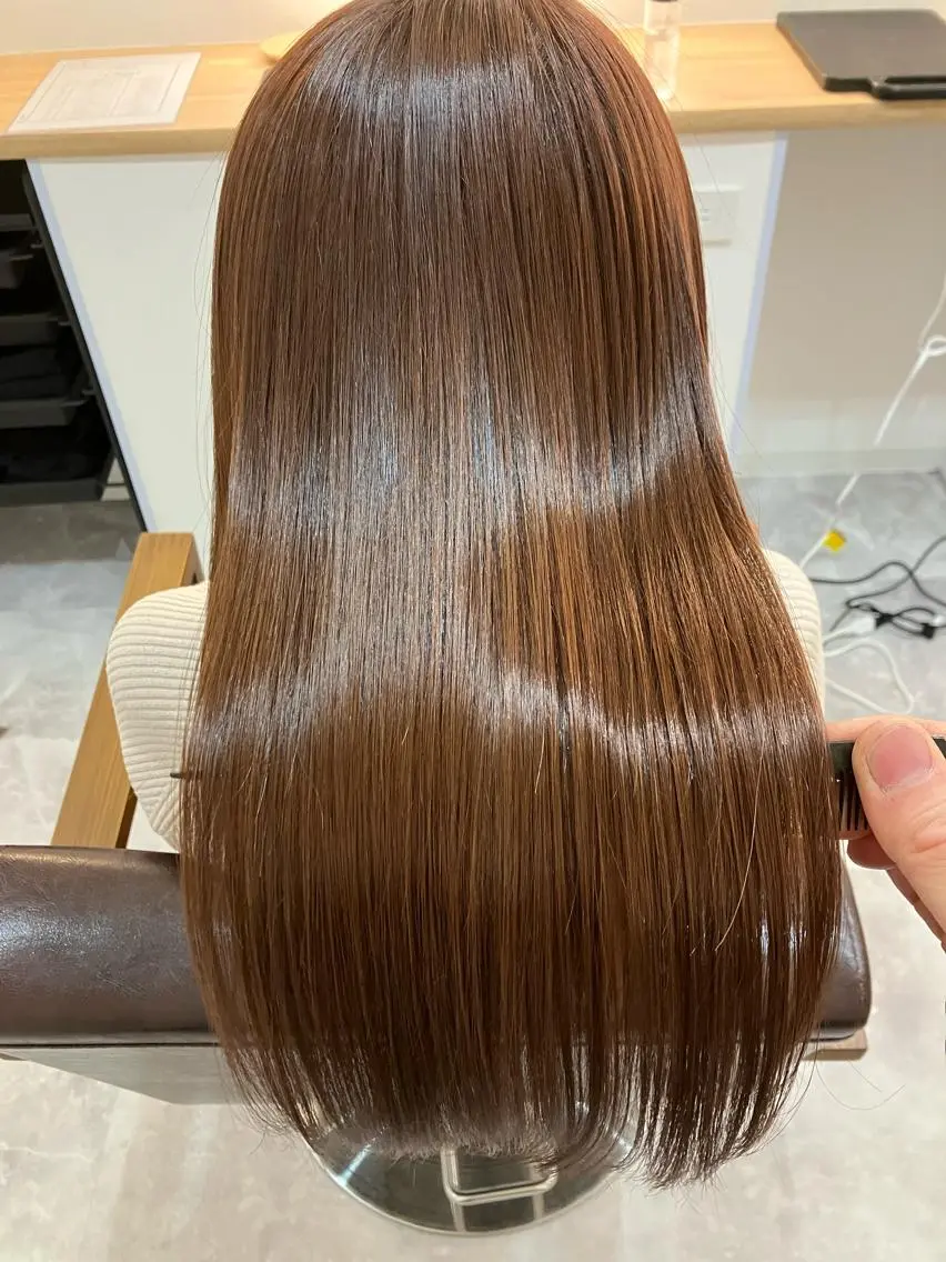 ロング カラー ヘアアレンジ キッズ カット ヘアカラー トリートメント 横浜関内髪質改善 re:Magoのヘアスタイル