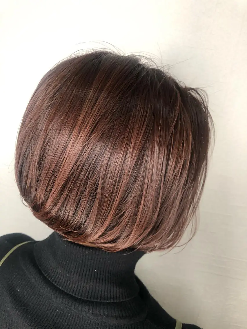 ショート ピンクブラウン hairresort Ai 川越店のヘアスタイル