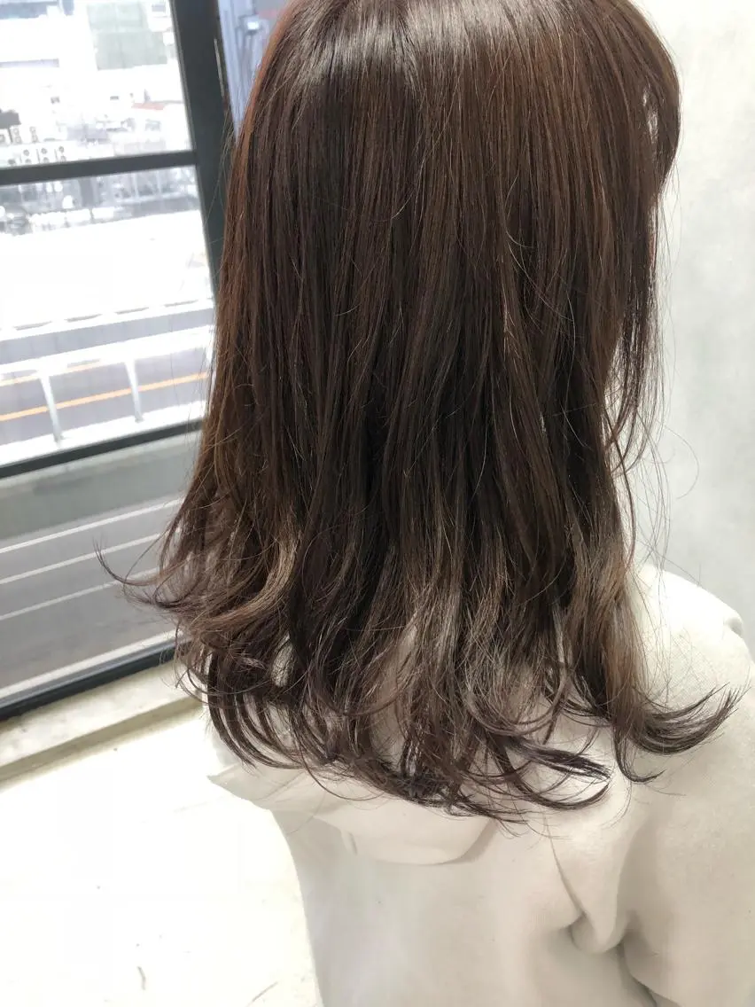 ミディアム パープルカラー 透明感カラー/メンズ 特化kazumaのヘアスタイル