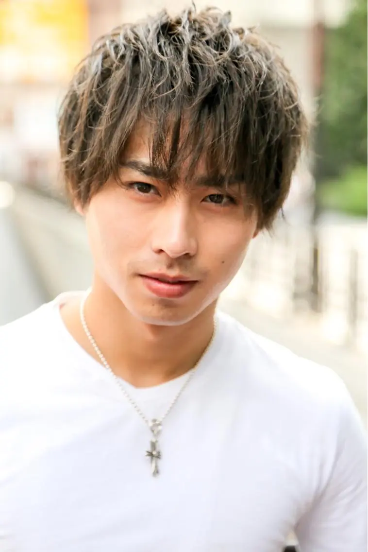 ショート カラー メンズ メンズパーマ メンズ特化ryoのヘアスタイル