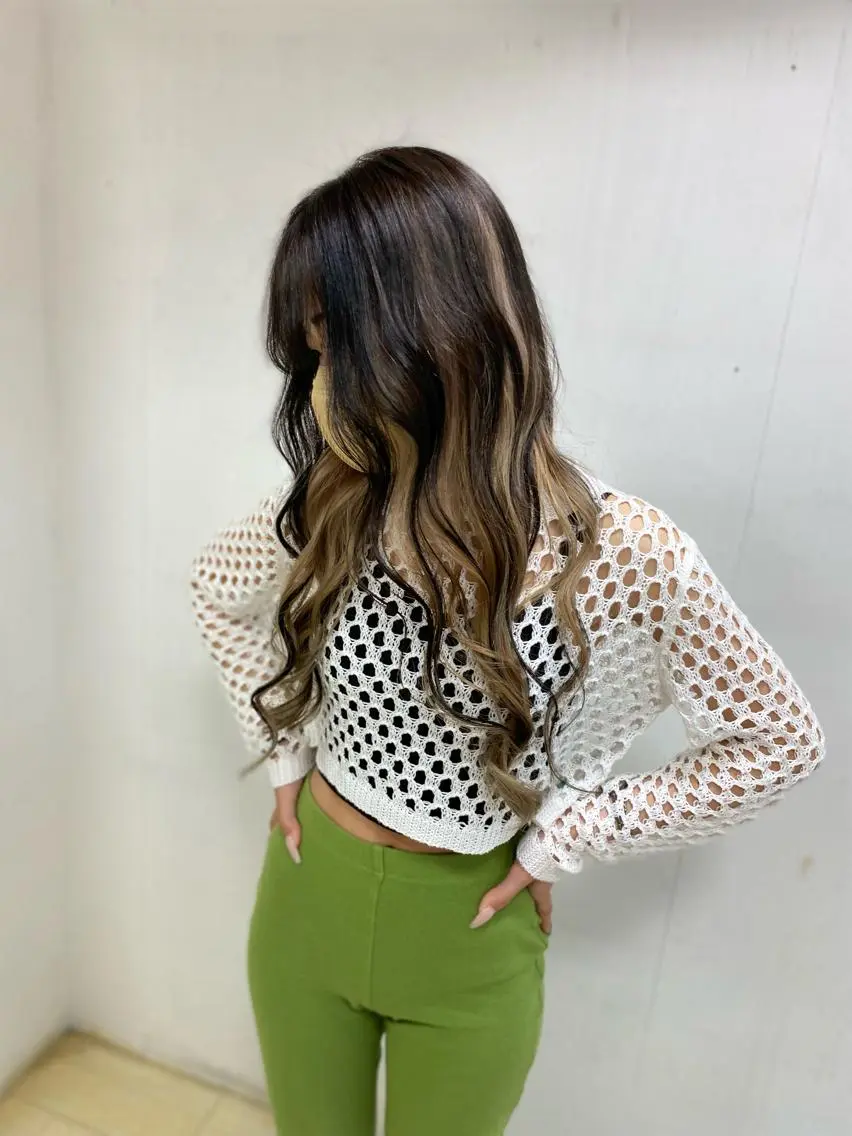 セミロング カラー パーマ ヘアアレンジ メンズ キッズ ネイル マツエク・マツパ アイブロウ 🧡可愛い色落ち🧡 ハイトーン特化🧡のヘアスタイル