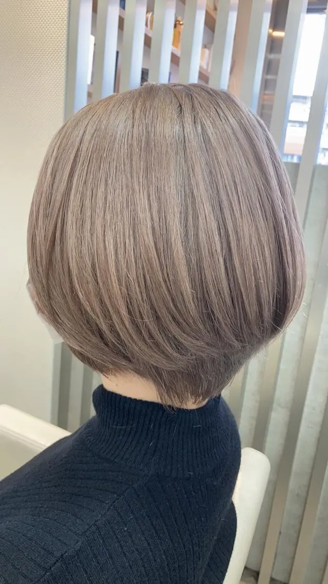 ショート カラー ヘアカラー トリートメント ✂️ショート指名 No.1 鍋田 貴大のヘアスタイル