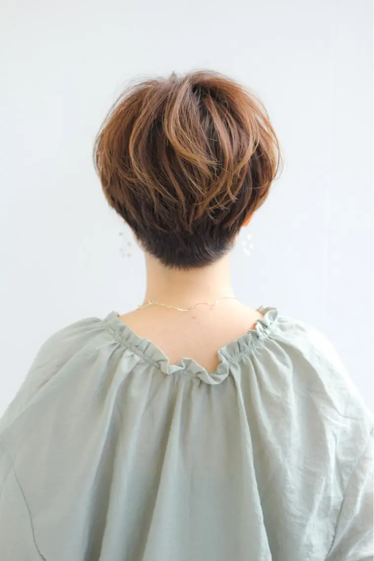 ショート カット ヘアカラー ✨関西No1✨ 春木淳也のヘアスタイル