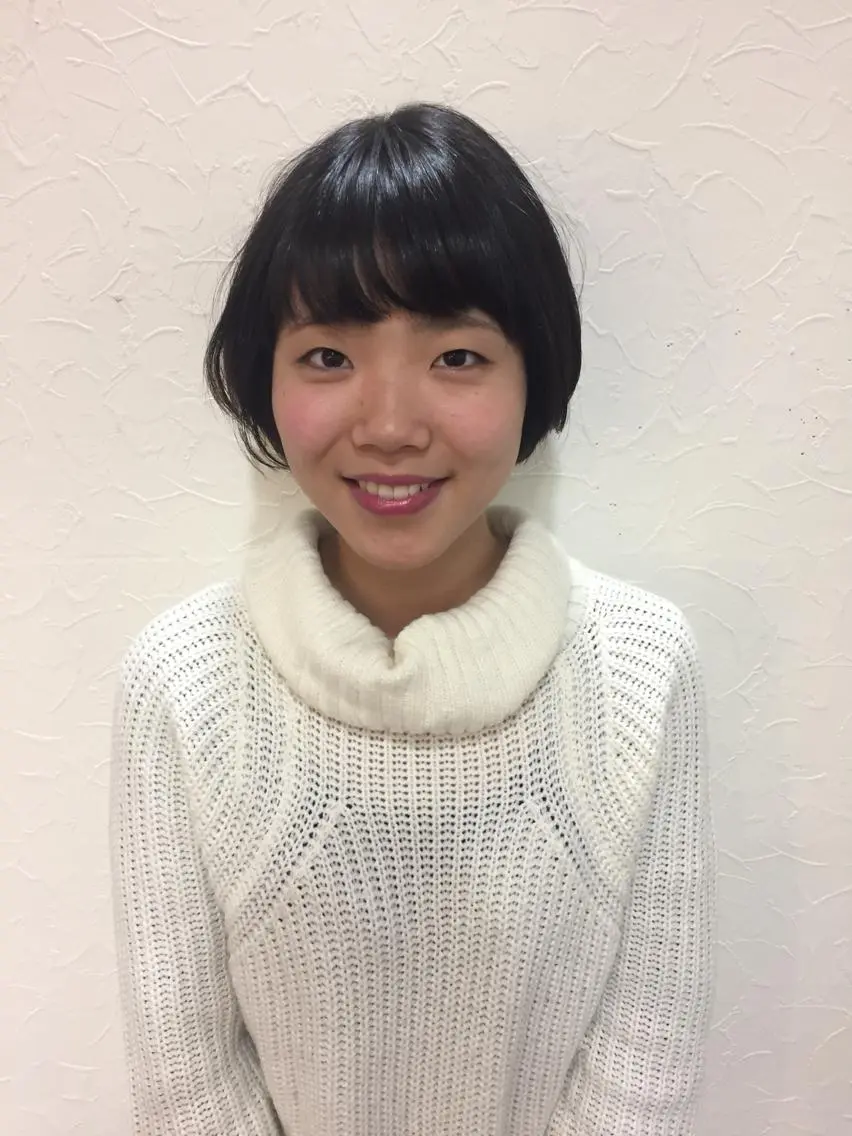ショート ショートヘア 奥野 紗弓のヘアスタイル