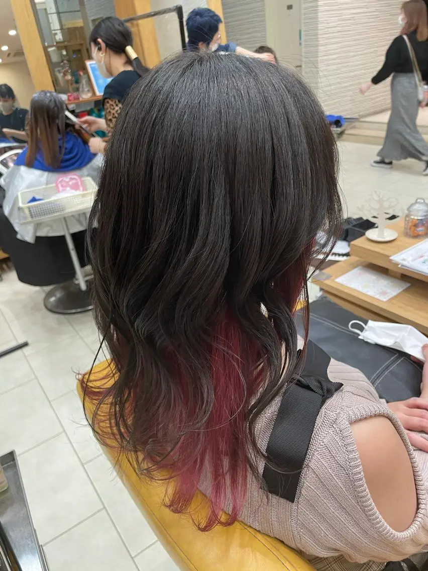 セミロング ヘアカラー ♦️モテ髪創作者 SUGA♦️のヘアスタイル