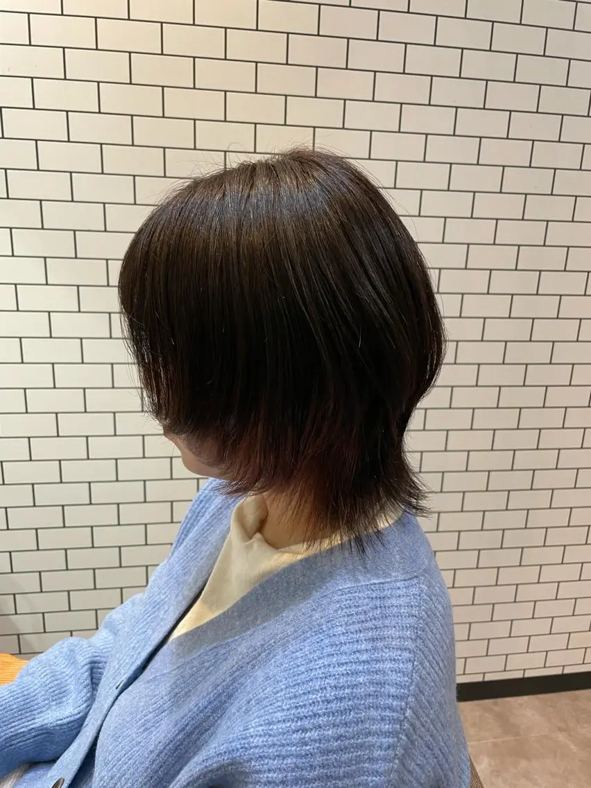 ショート ボブ ハイライト 髪質改善 韓国風ヘア レイヤーカット ✨ハイトーン✨ダブル カラー✨シバサキのヘアスタイル
